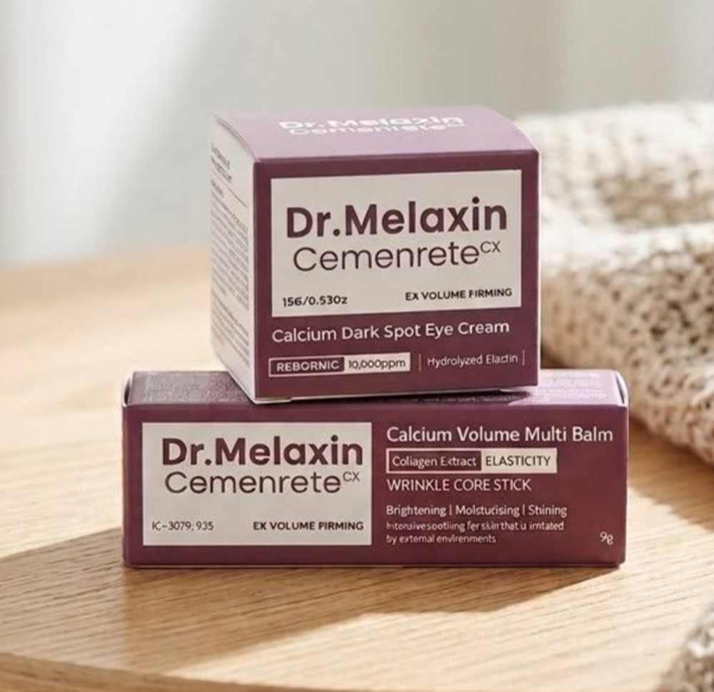 Dr. Melaxin cemenrete calcium dark spot eye cream + Calcium Volume Multi Balm